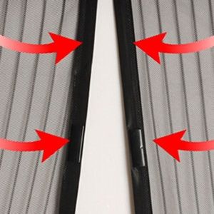 Bug Off Magnetic Mesh Screen Door 2 Panel Set